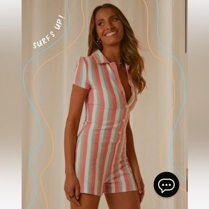 Peppermayo surf culture romper. New with tags size 6
